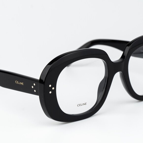 Celine 3 DOTS Women Eyeglasses Black Oval CL50162I 001 NEW AUTHENTIC - Picture 5 of 14